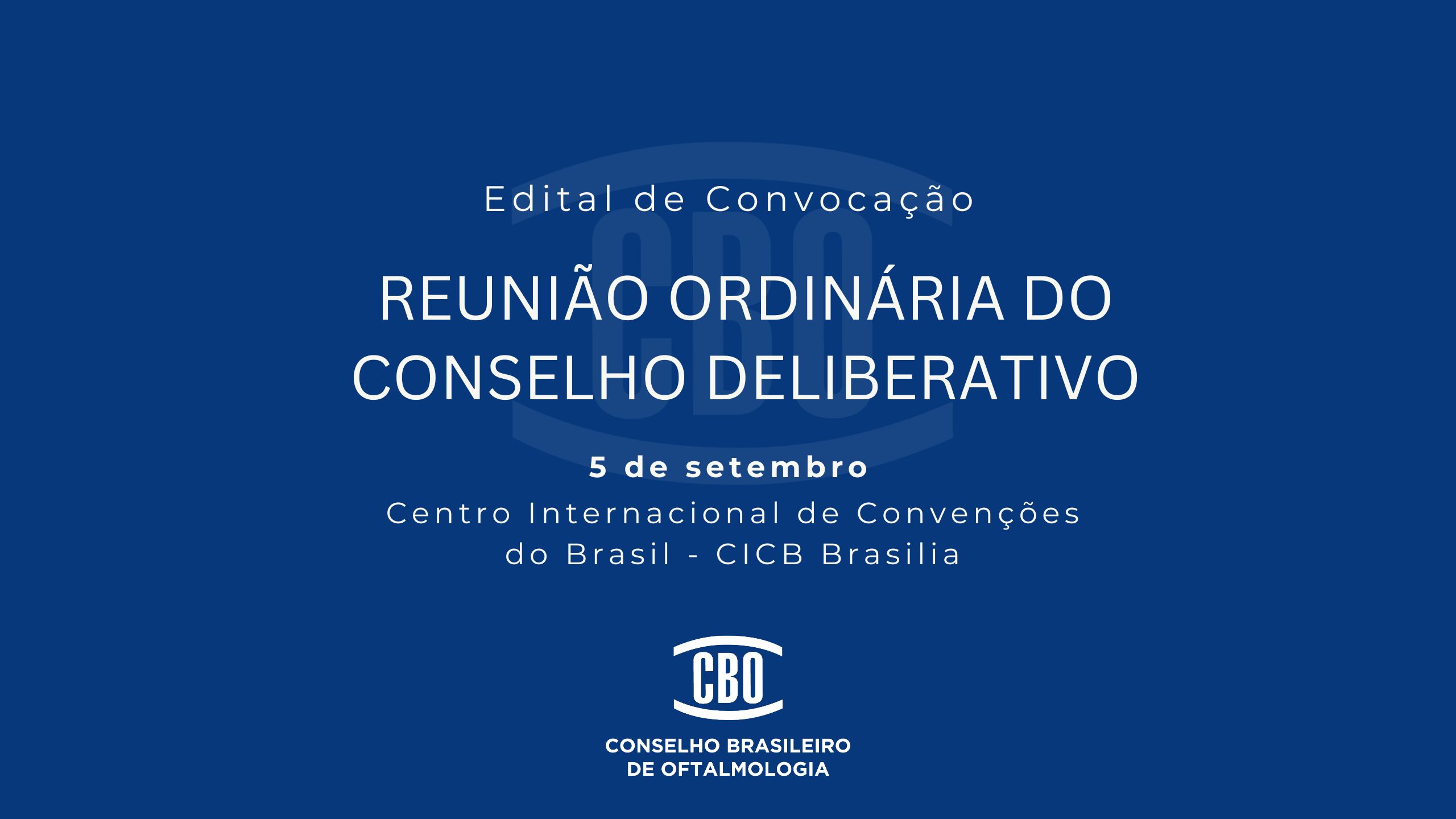 REUNIÃO ORDINÁRIA DO CONSELHO DELIBERATIVO