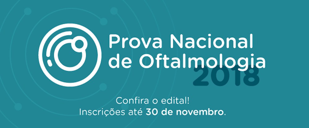 Inscreva-se na Prova Nacional de Oftalmologia 2018