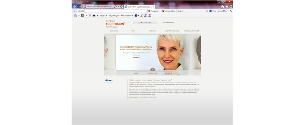 Alcon lança site sobre saúde ocular para pacientes